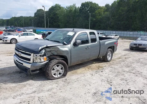 2011 Chevrolet Silverado 1500 Lt из США, поврежденный, VIN 1GCRCSE01BZ135618